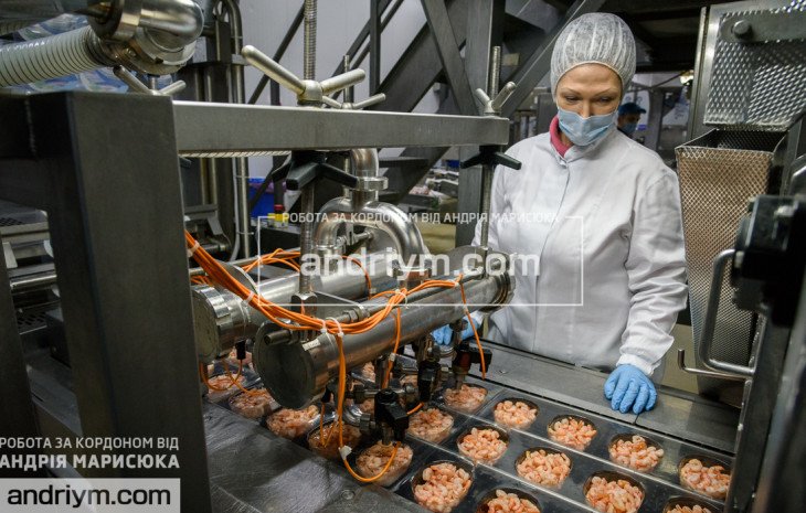 SHRIMP CLEANING AND PACKAGING