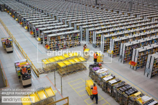 Logistics warehouse worker