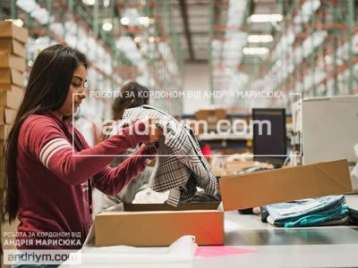 Warehouse worker for clothing