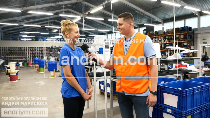 Worker for assembly and inspection of washing machine parts