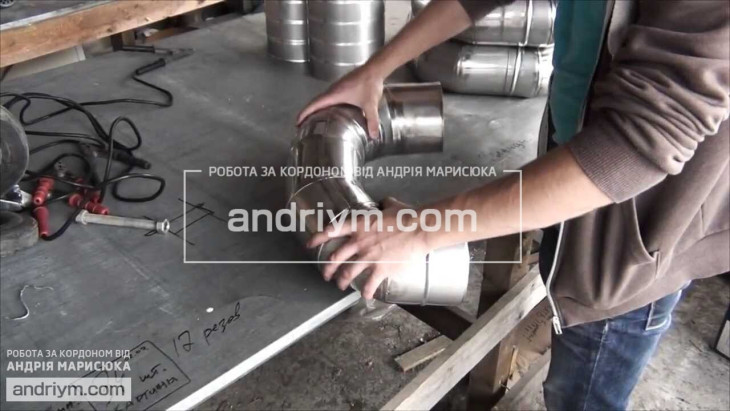 Chimney system production worker