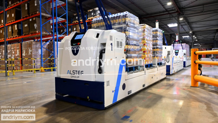 Parcel sorter at the enterprise