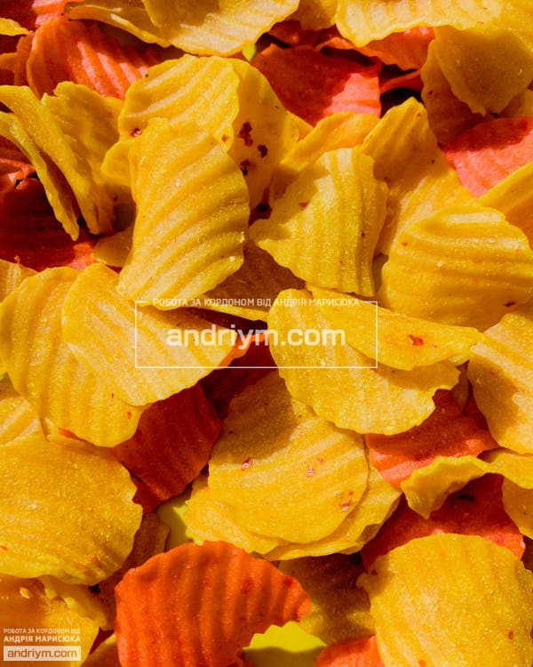 Forklift operator at a chips warehouse